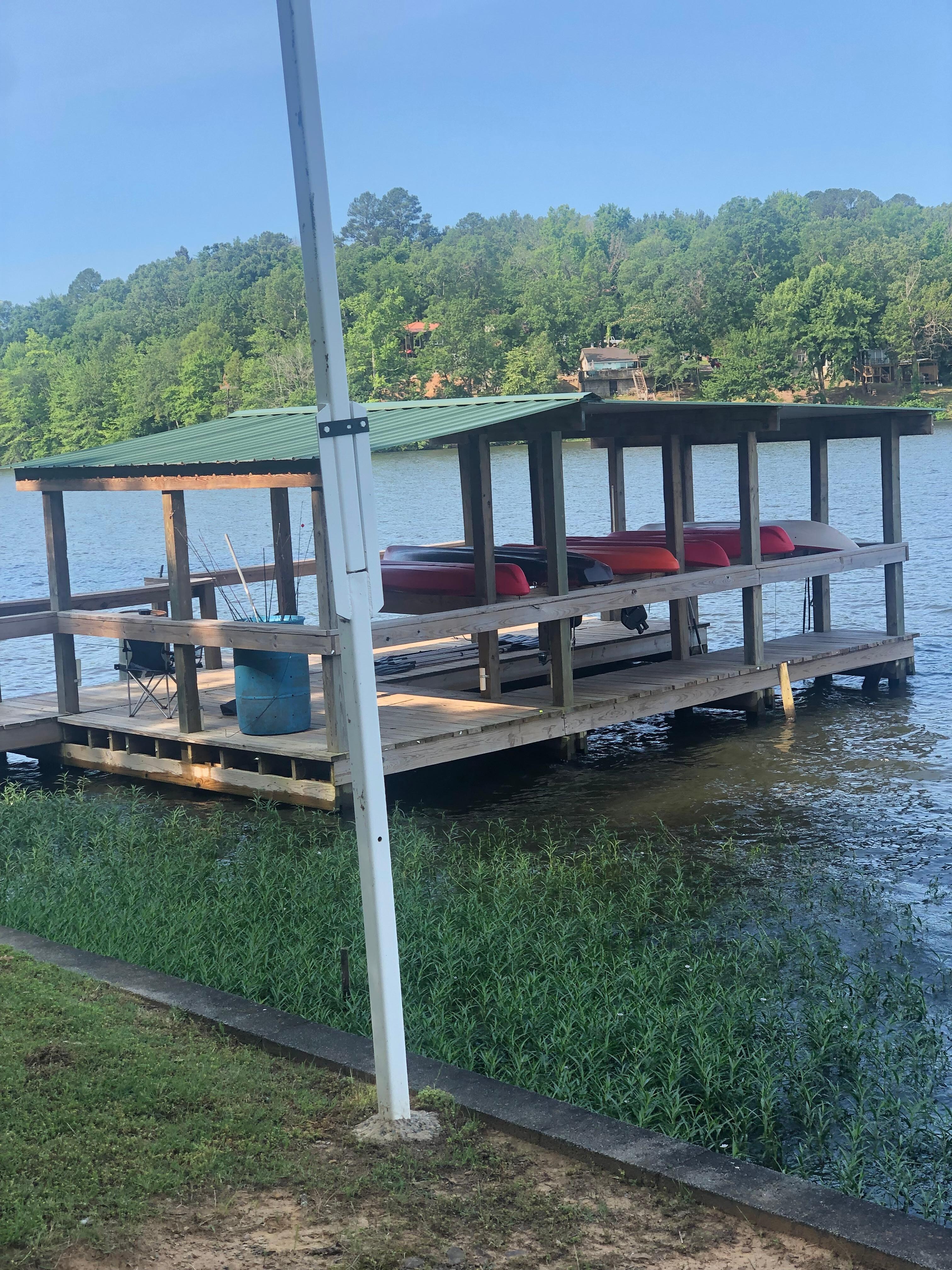 The dock.