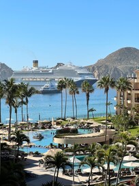 Picture from the room balcony on the 5th floor