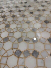 Flooded shower floor 7 hours after water was turned on
