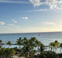 View from our huge balcony