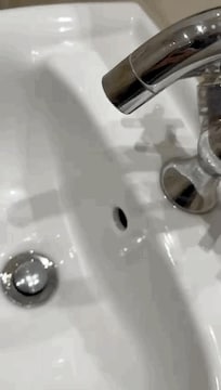 Dripping tap. Couldn't stop it.