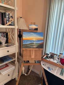 Room for creative hobbies.