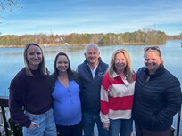 Beautiful lakefront view and location