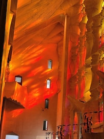 La Sagrada Família at golden hour