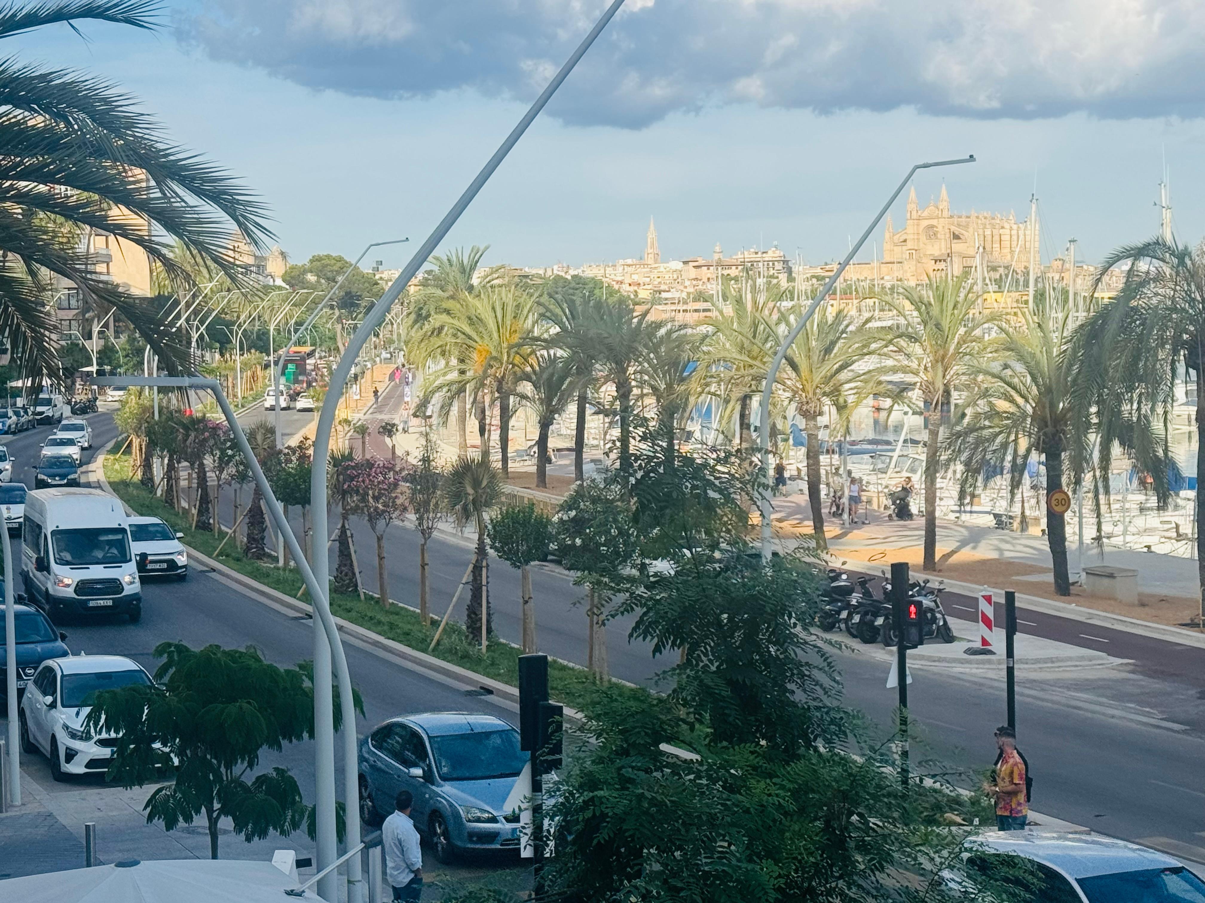 View to the city
