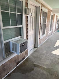 No balcony and not even a chair? Not one picture on the resorts website nor hotels.com shows anything like this.