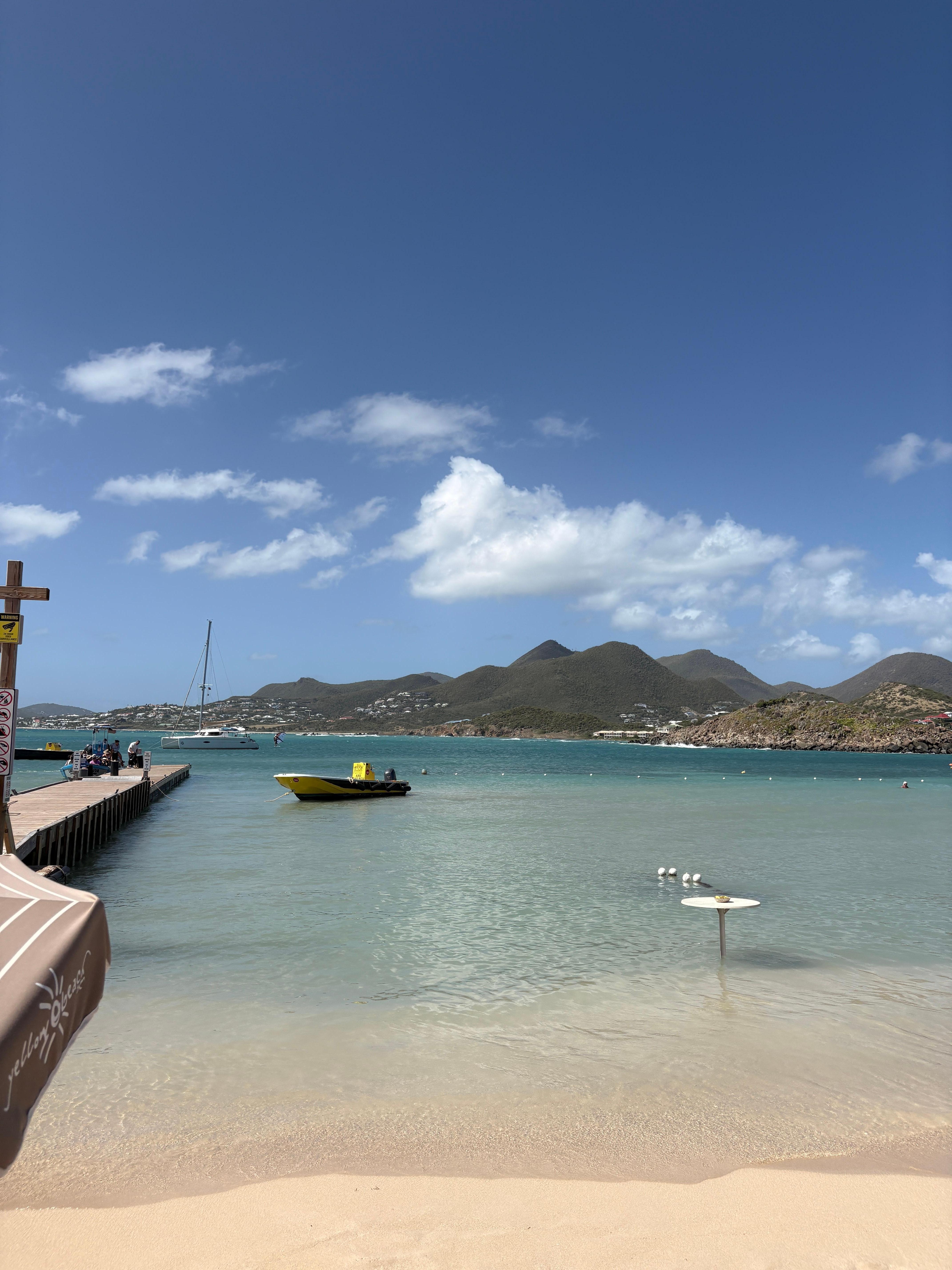 Yellow Beach at Pinel Island
