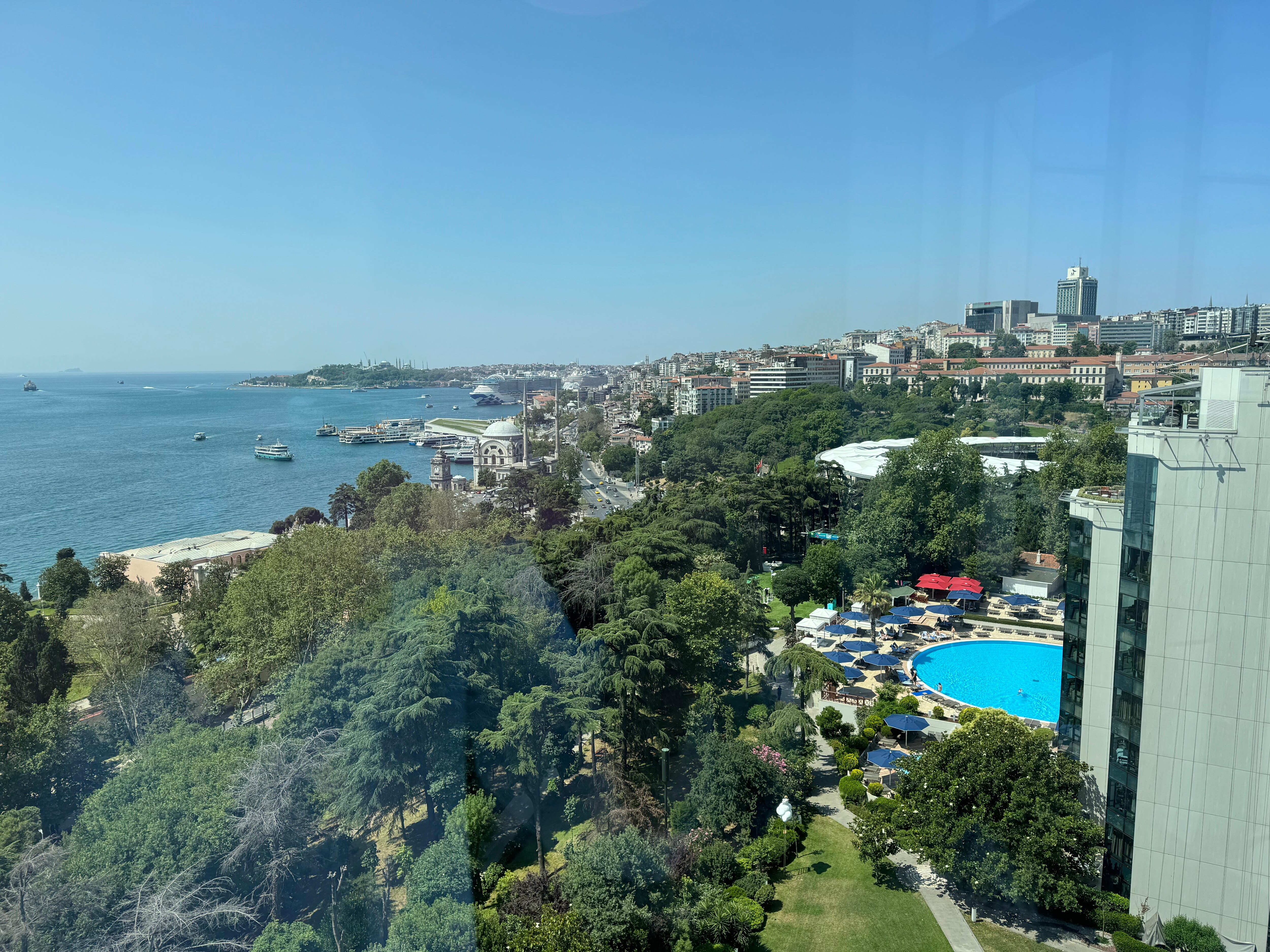 View from the hotel room