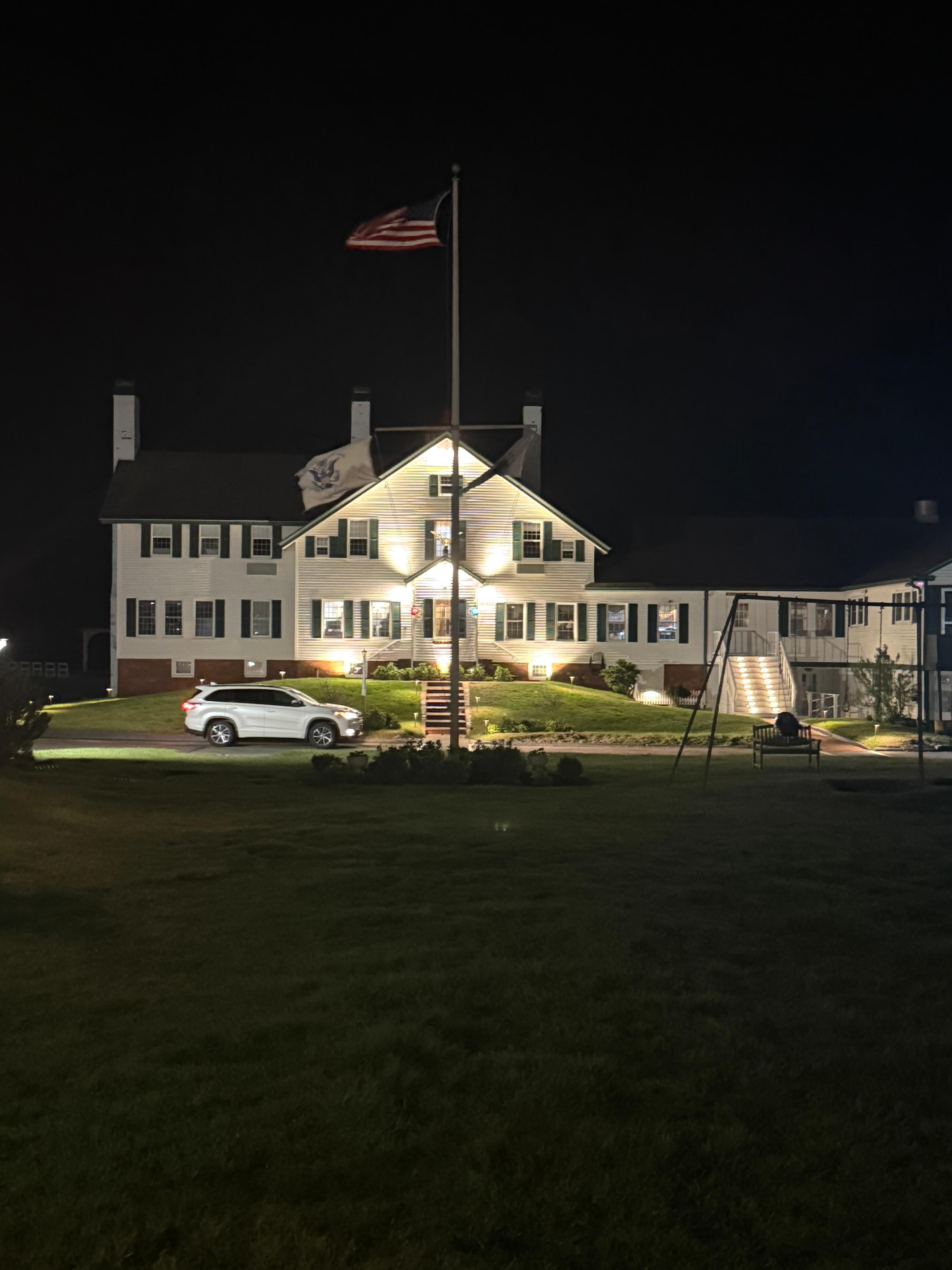 The Inn at night, just beautiful.