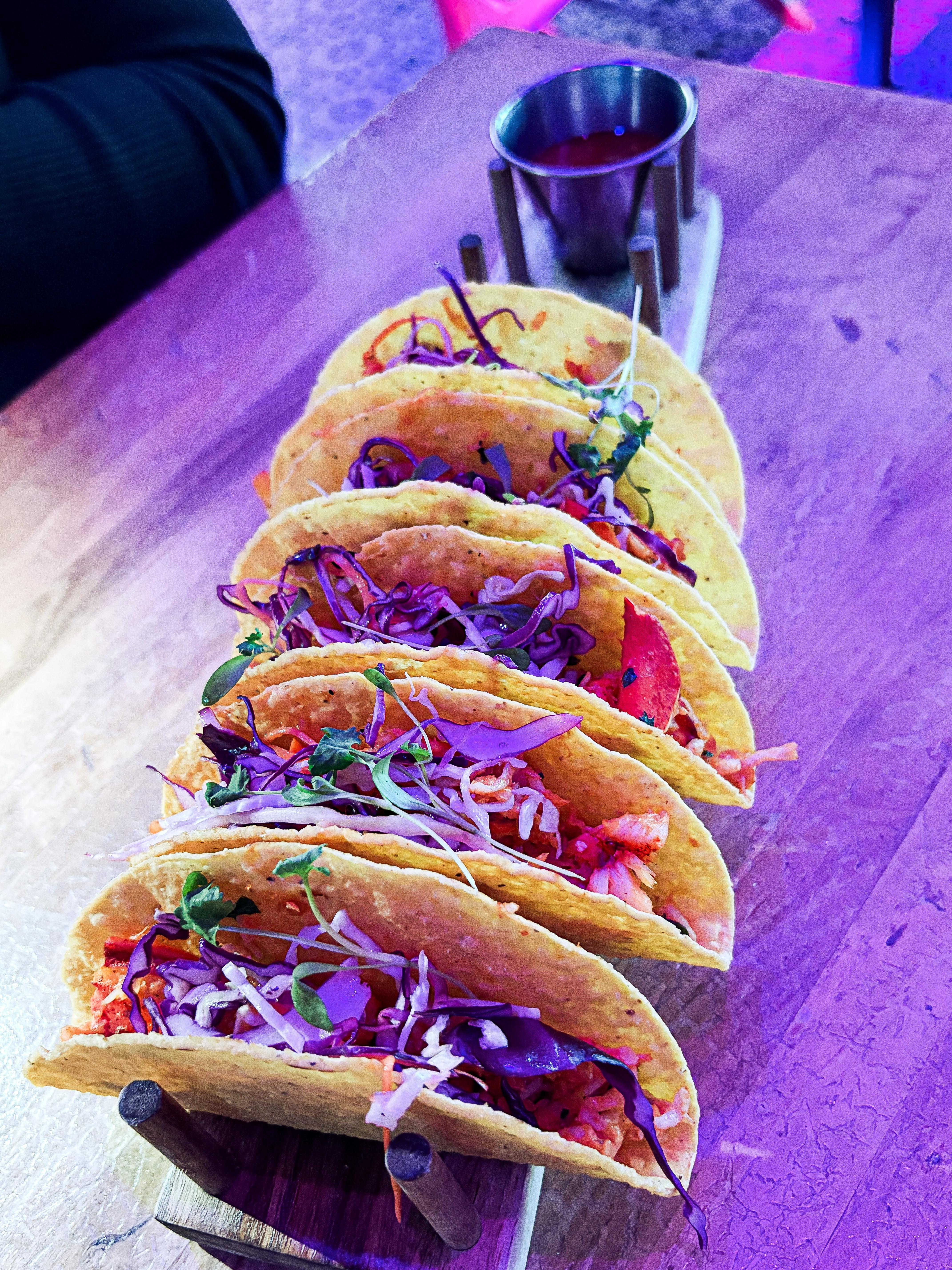 Lobster Tacos from the Roof restaurant 