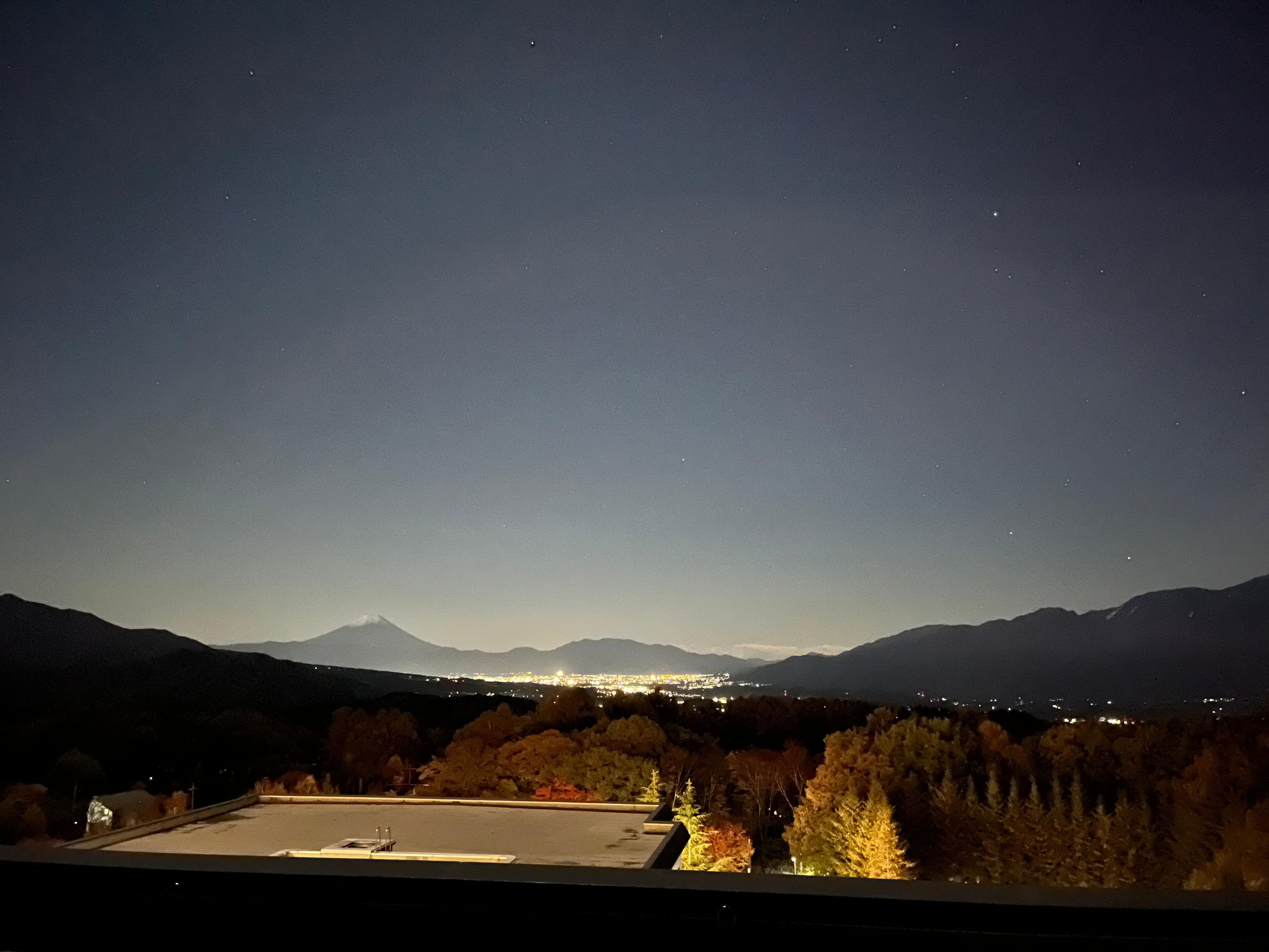 星空観察も楽しかったです。