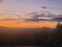 As the sun goes down.