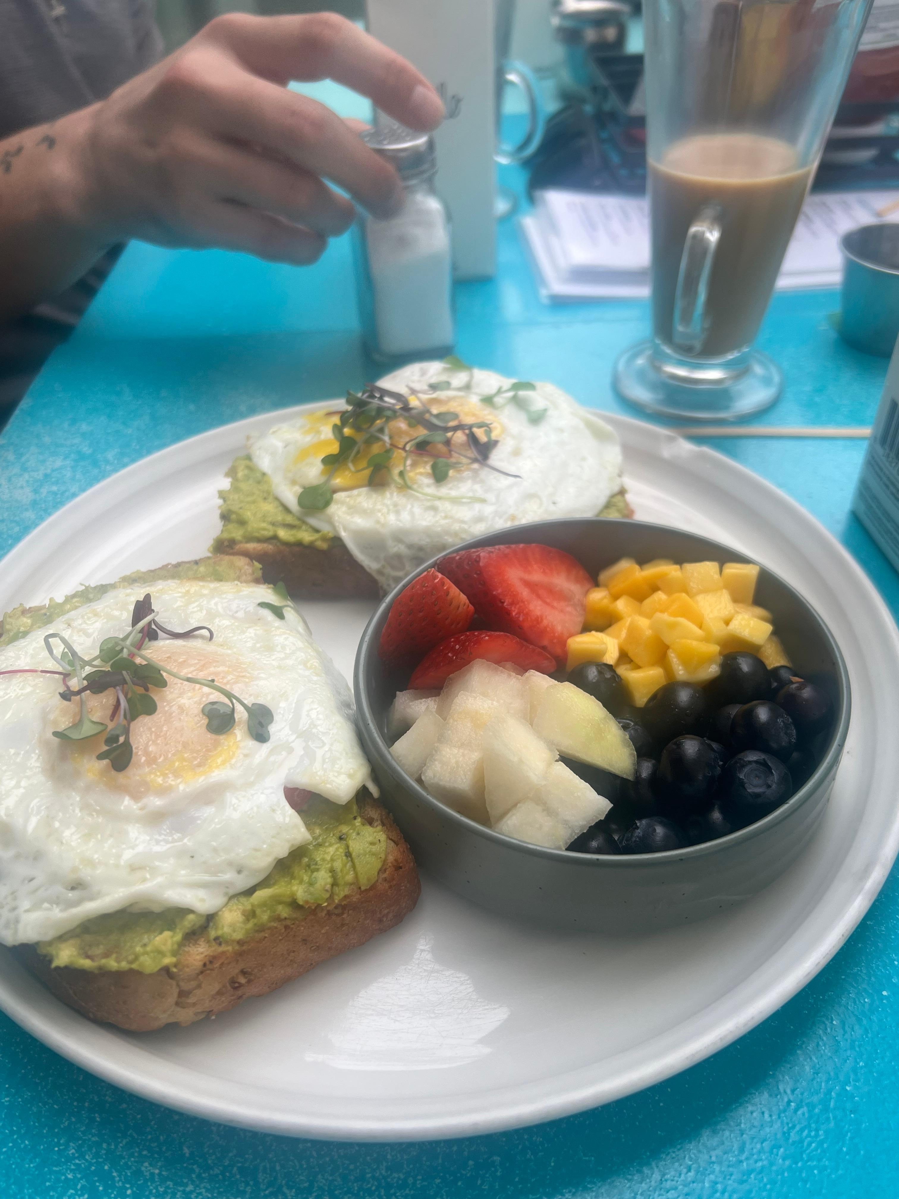 Breakfast at hotel 