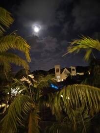 Beautiful view from crows nest at night