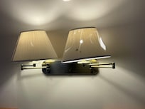 Here’s the only light fixture in the room