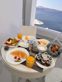 Breakfast in the morning