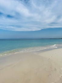 Beach across from our condo.