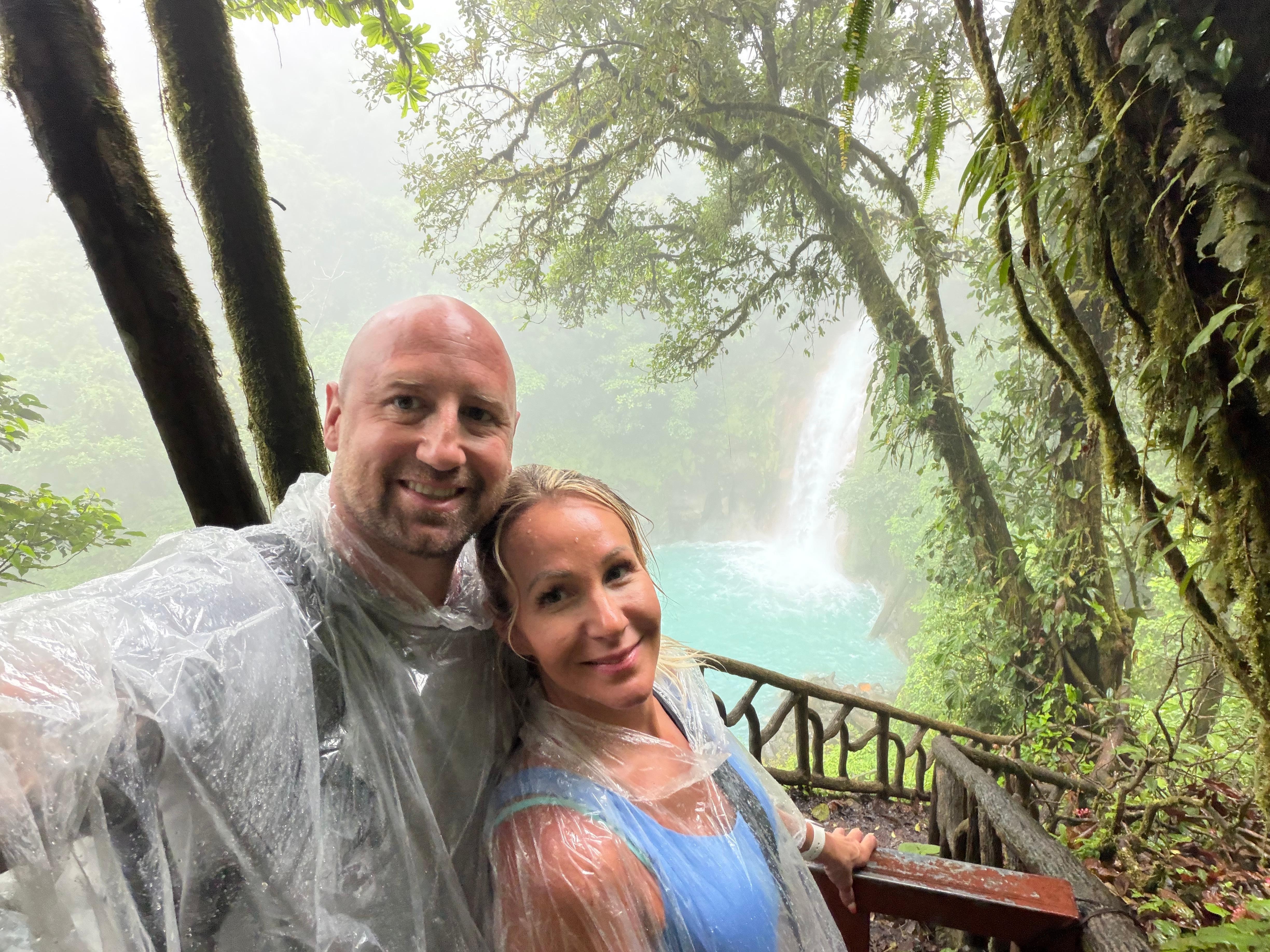 Rio Celeste waterfall 