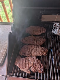 Supper on the grill!
