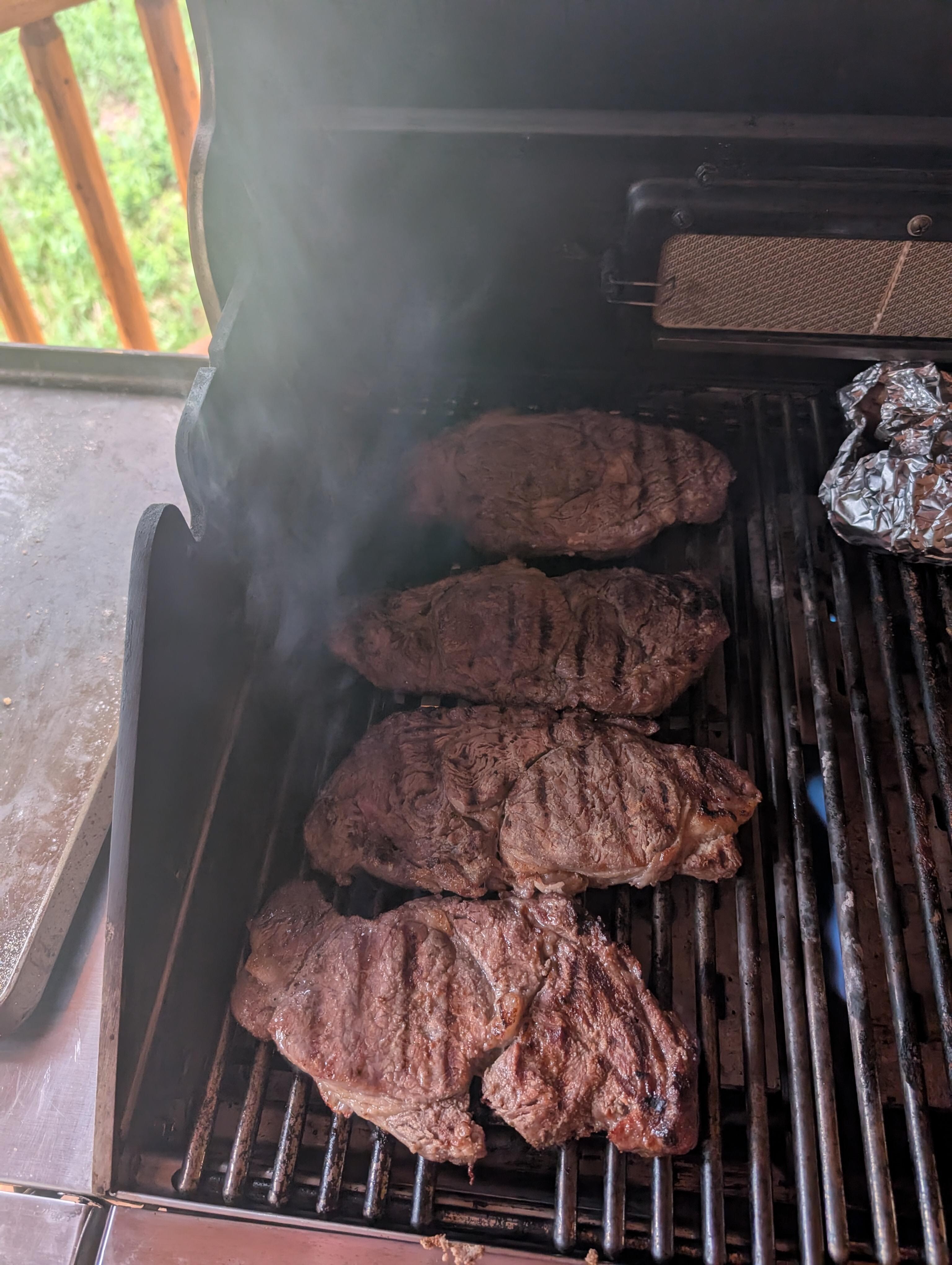 Supper on the grill!