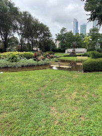Grant Park, directly across the street from the hotel