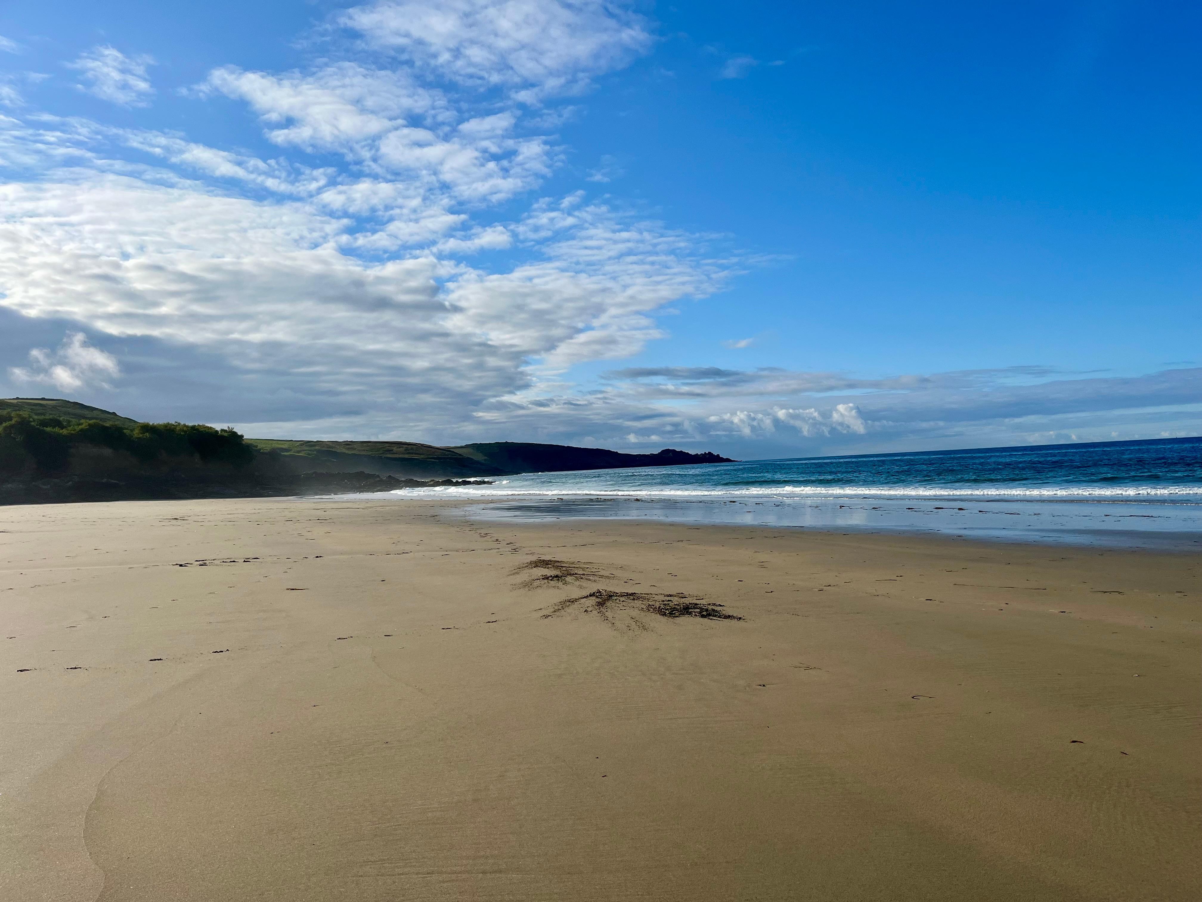 Perranuthnoe beach early morning