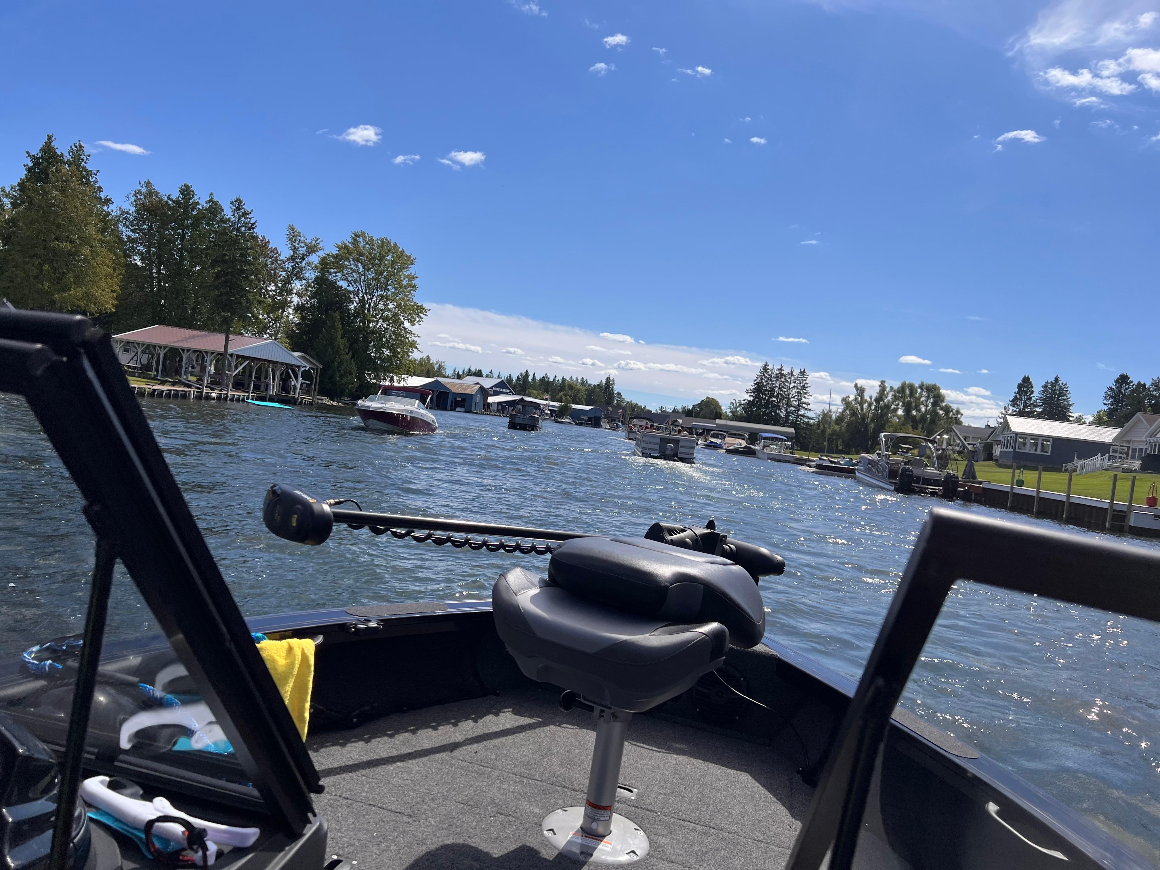 A trip down the Indian River was like a parade of boats - so fun!