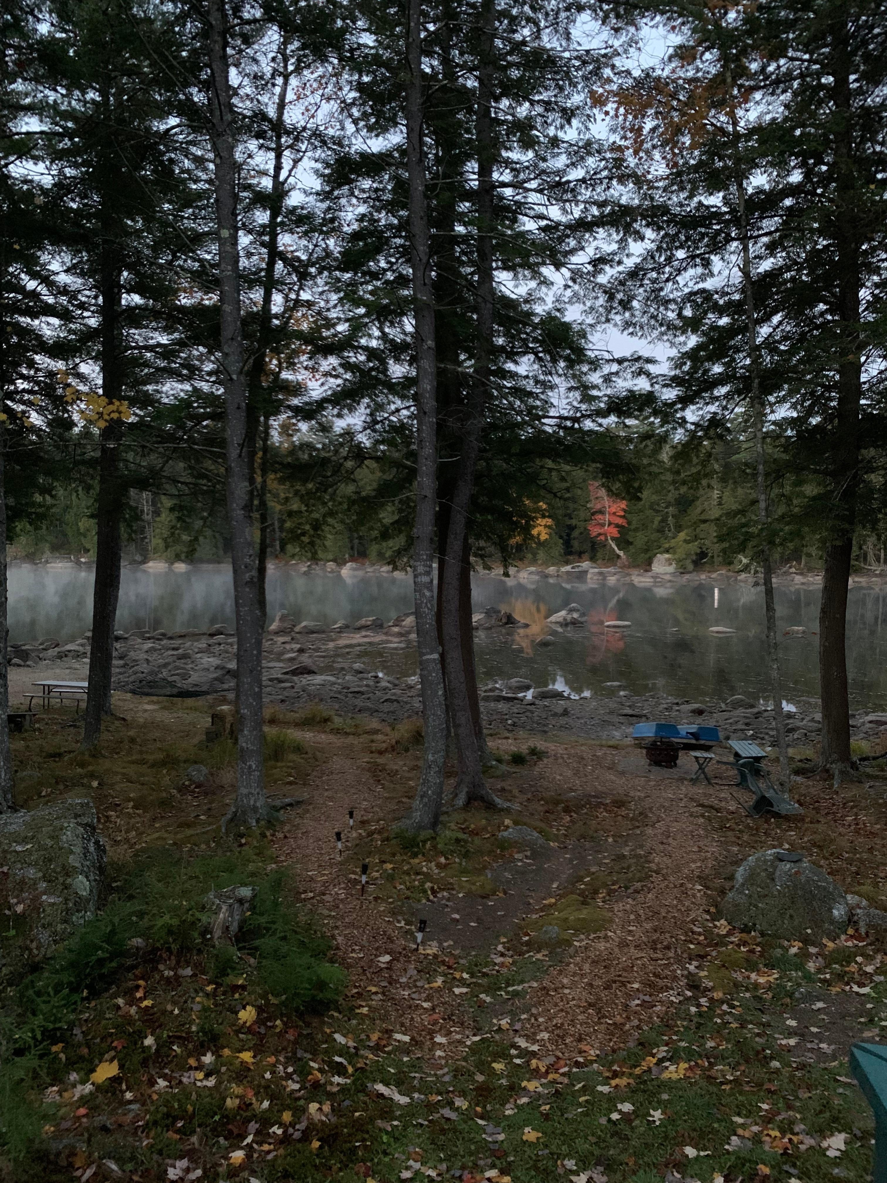 View from the Cabin on Green Lake