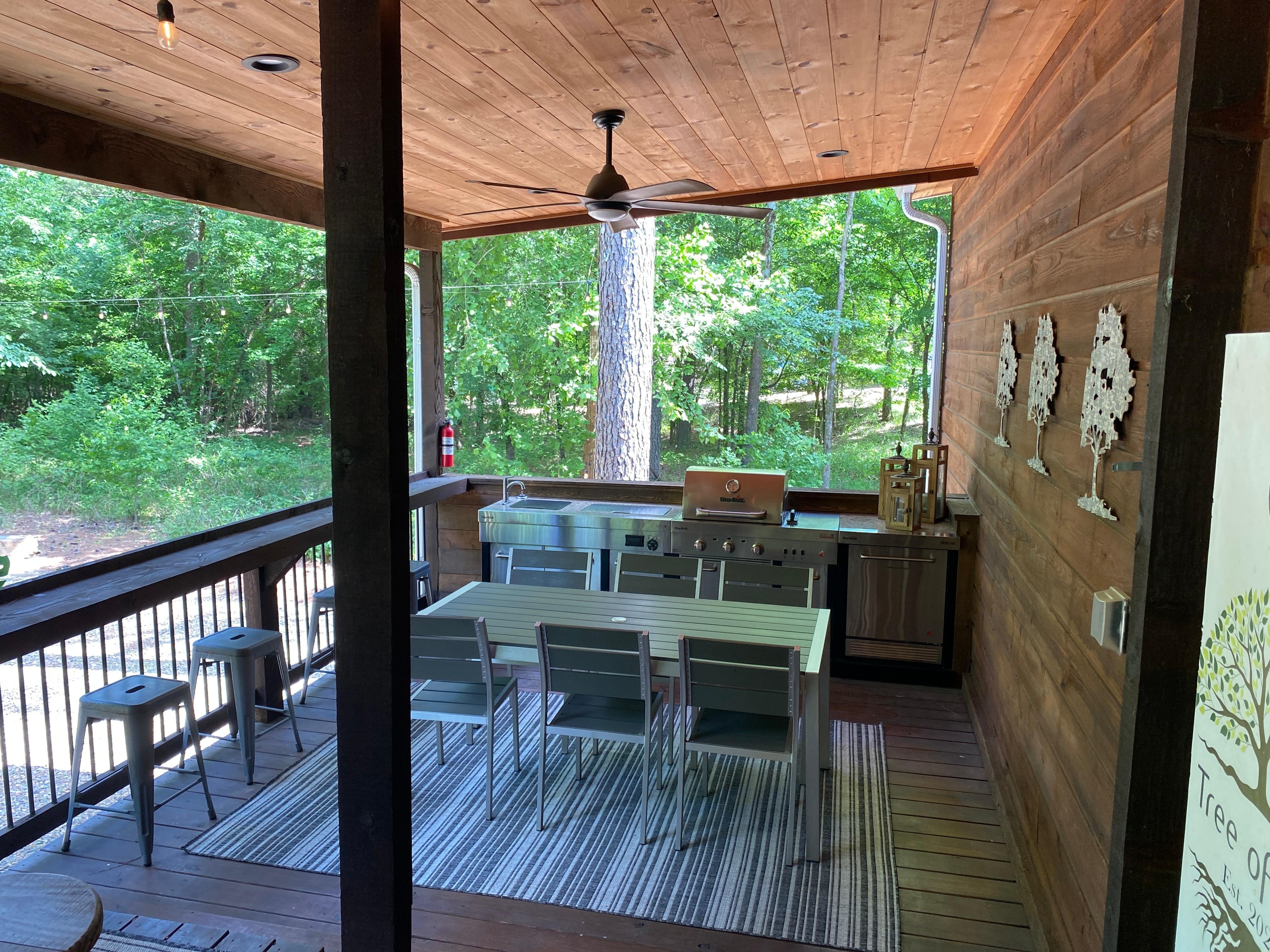 The outdoor kitchen is a chefs dream!’ 