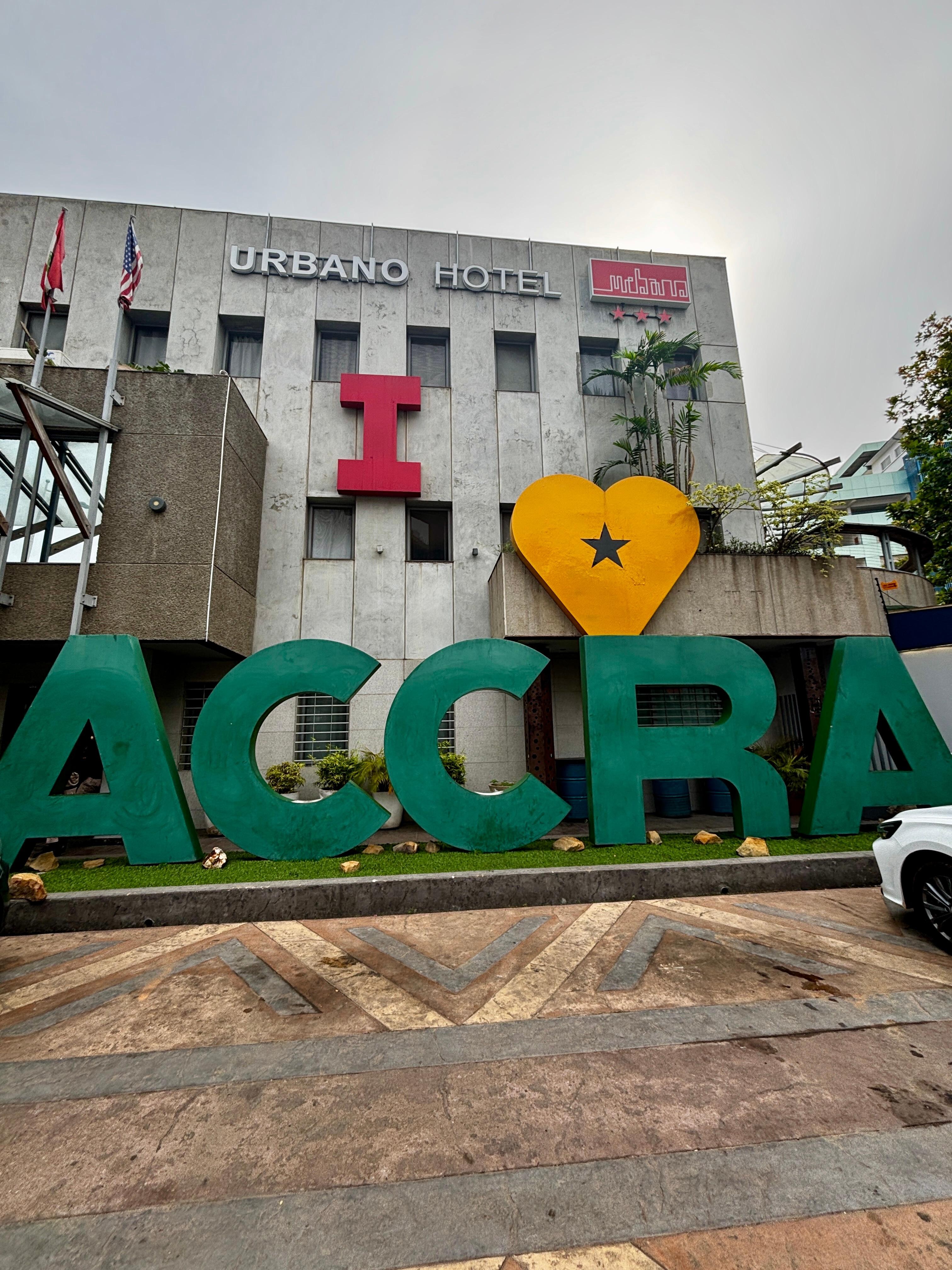 Outside front view of hotel