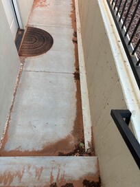 Construction site dust on arrival.