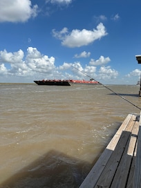 Fishing the Intercostal Waterway from dock
