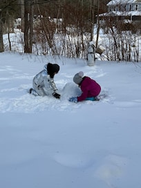 Building a snowman