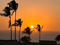 sunset from the lanai