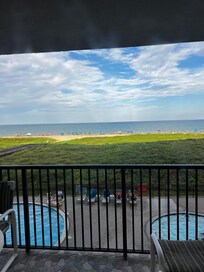 The view from the master bedroom.