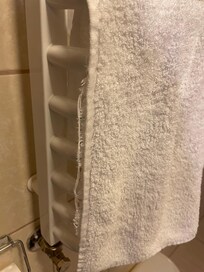 A threadbare towel
