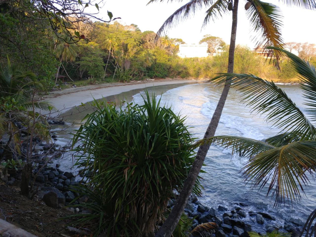 public beach view from patio