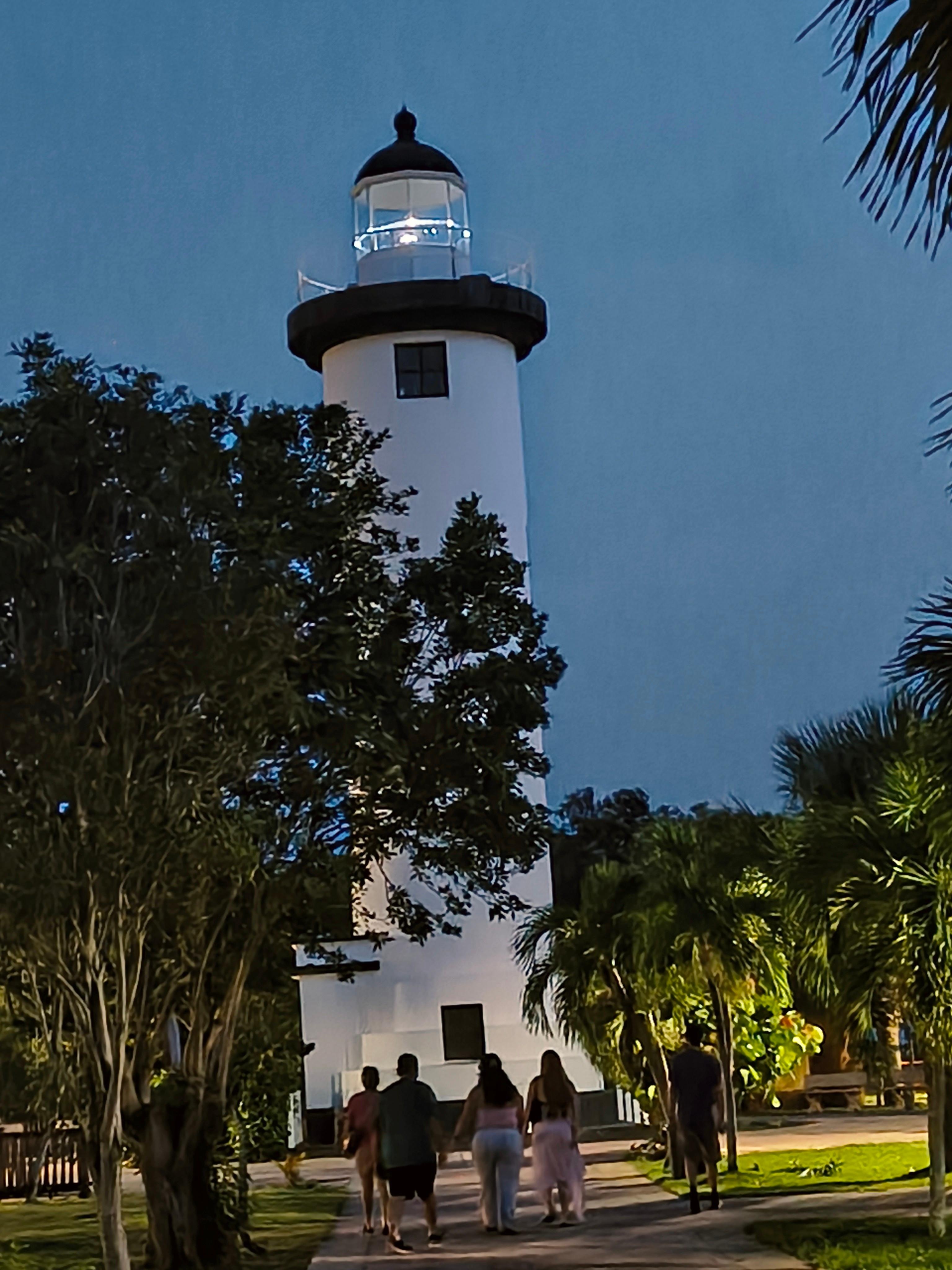 Nearby lighthouse. Nice evening walk.