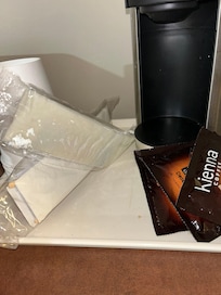 Coffee things were soaked in water