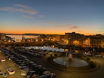 Terrace sunset