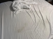 Bed sheets upon arrival