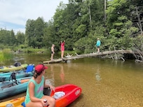 Kayaking on the Little Manistee