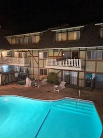 View of our room and pool