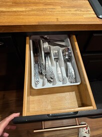 Silverware. ALSO goes with the decor.