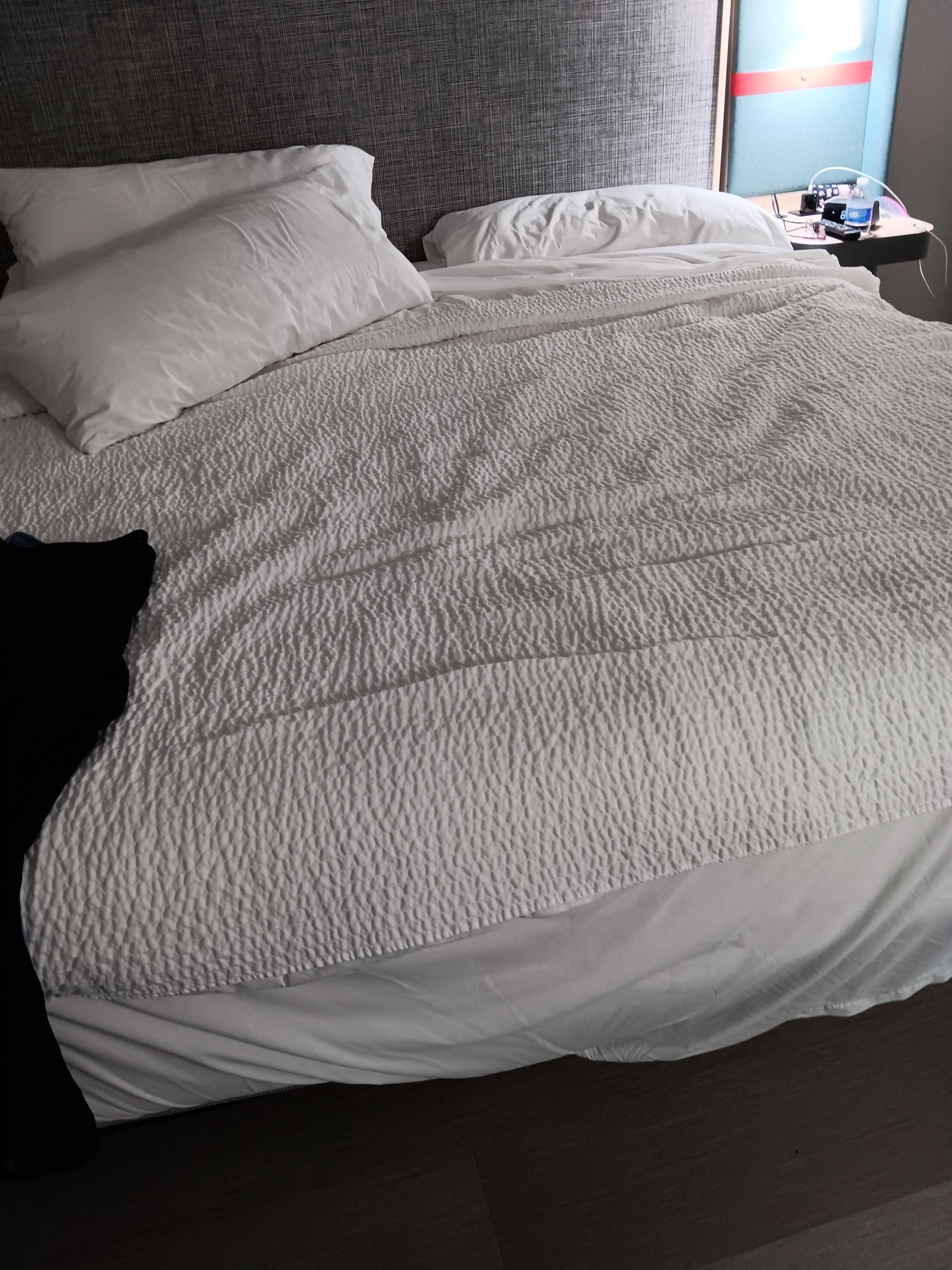 Bed never made
