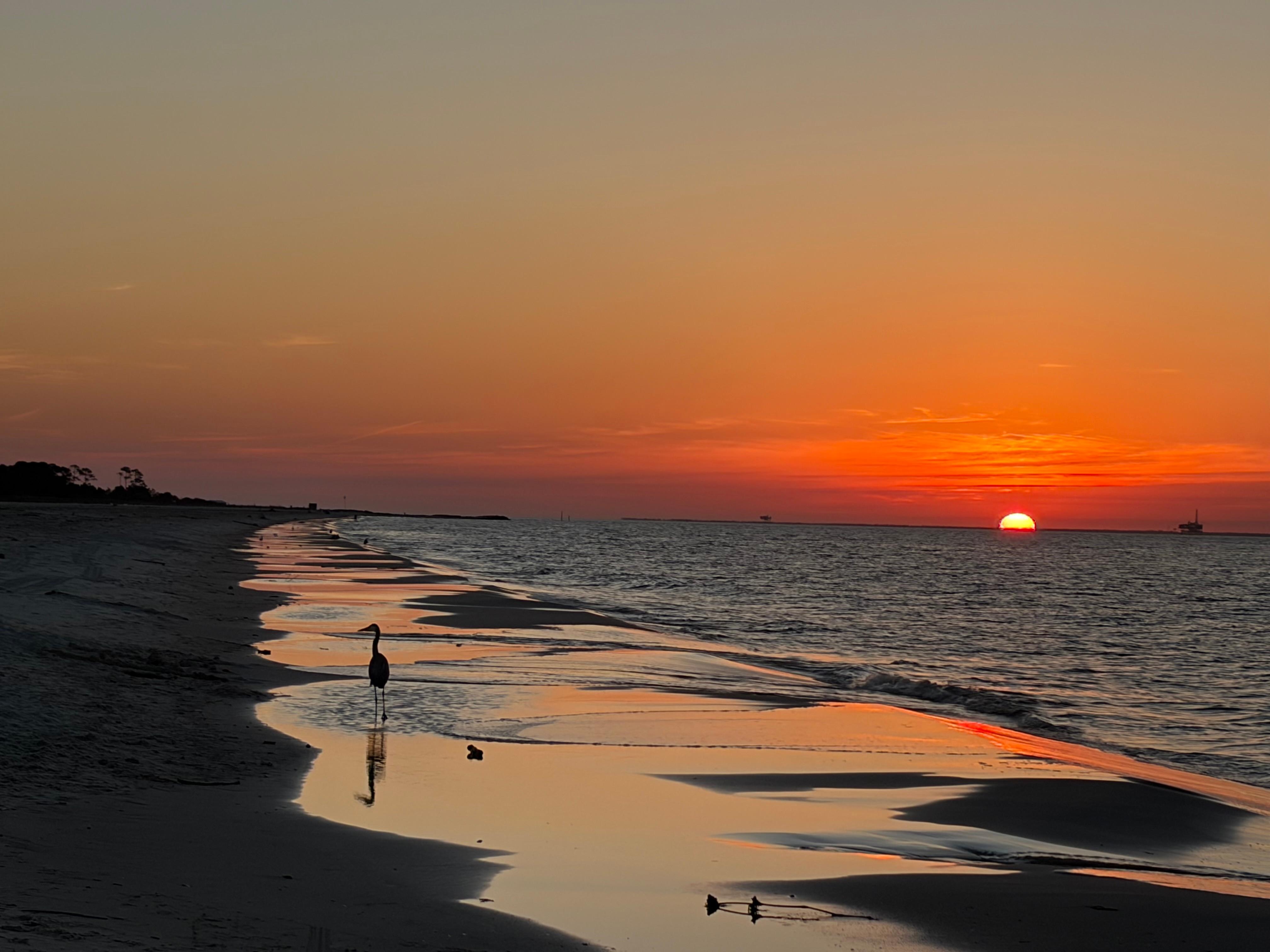 Sunrise walk on East End