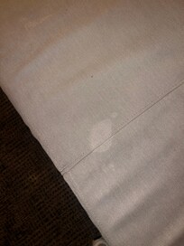 That white stain….