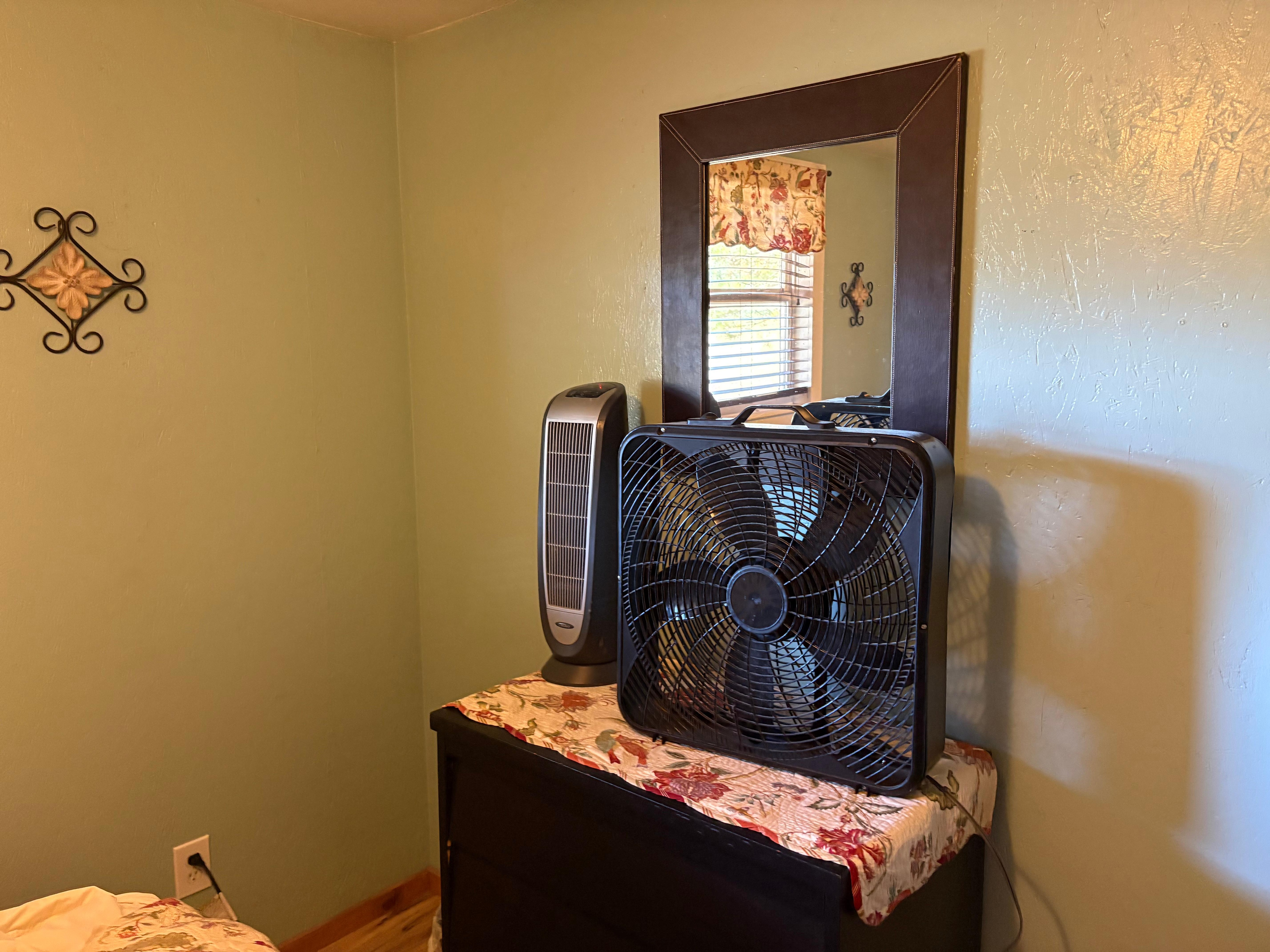 Downstairs cooling and heating 