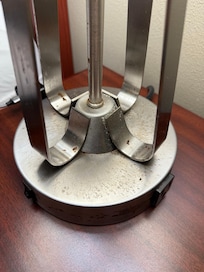 Lamps were rusted & very dirty