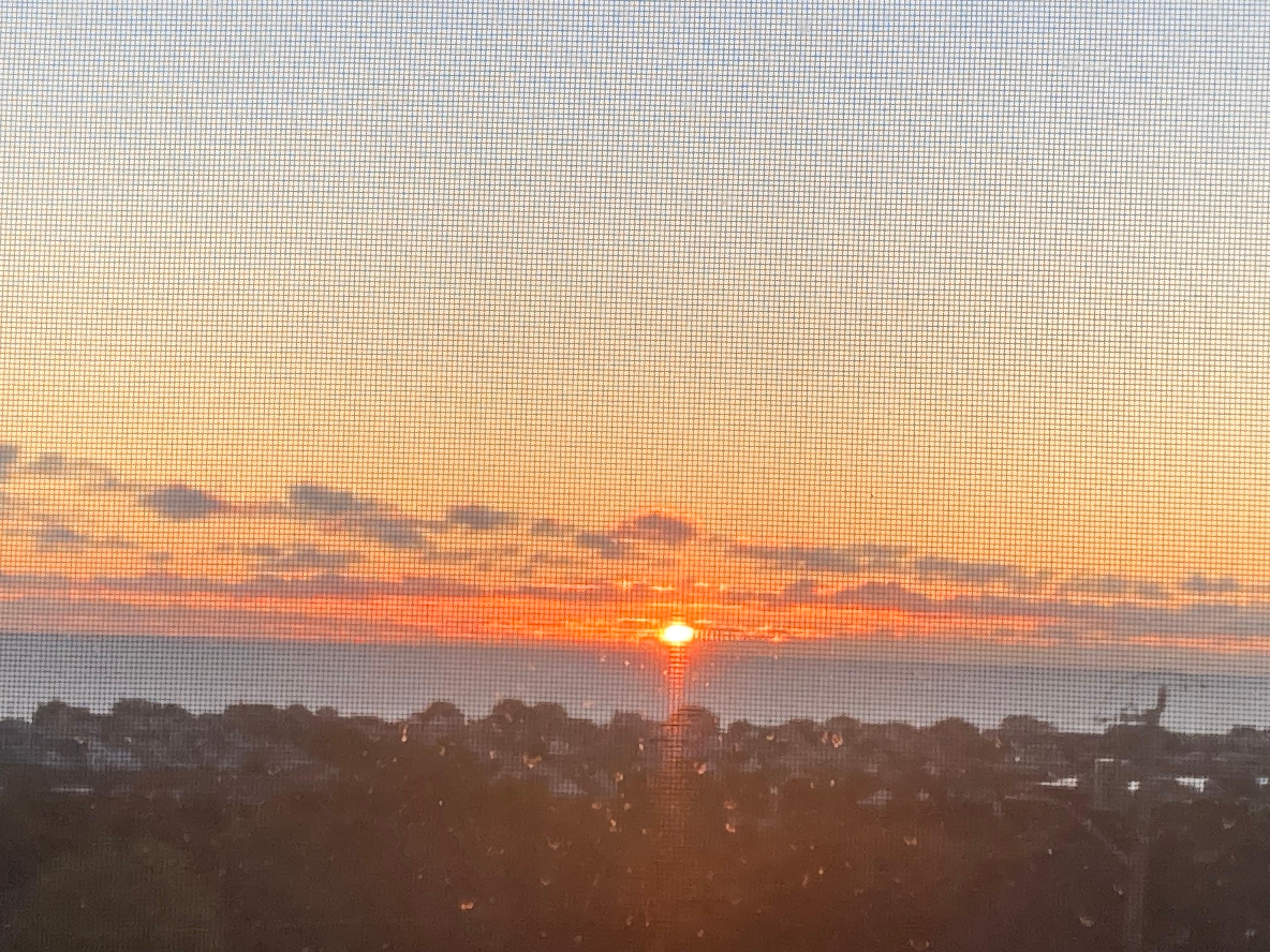 Sunrise viewed from condo